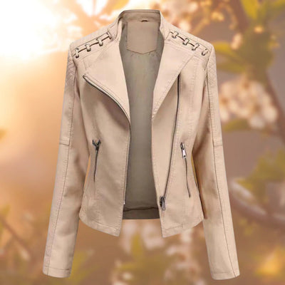 Elegante & Zeitlose Damenlederjacke - Must-Have für Modebewusste