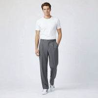 Christian | Herren Wide-Leg Oversized Arbeitshose in Grau