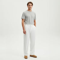 Christian | Herren Wide-Leg Oversized Arbeitshose in Weiß