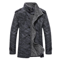 Warme Winterjacke für Herren - William in Grau