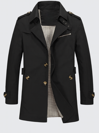Windbreaker für Herren – Windjacke mit Modernem Design in Schwarz