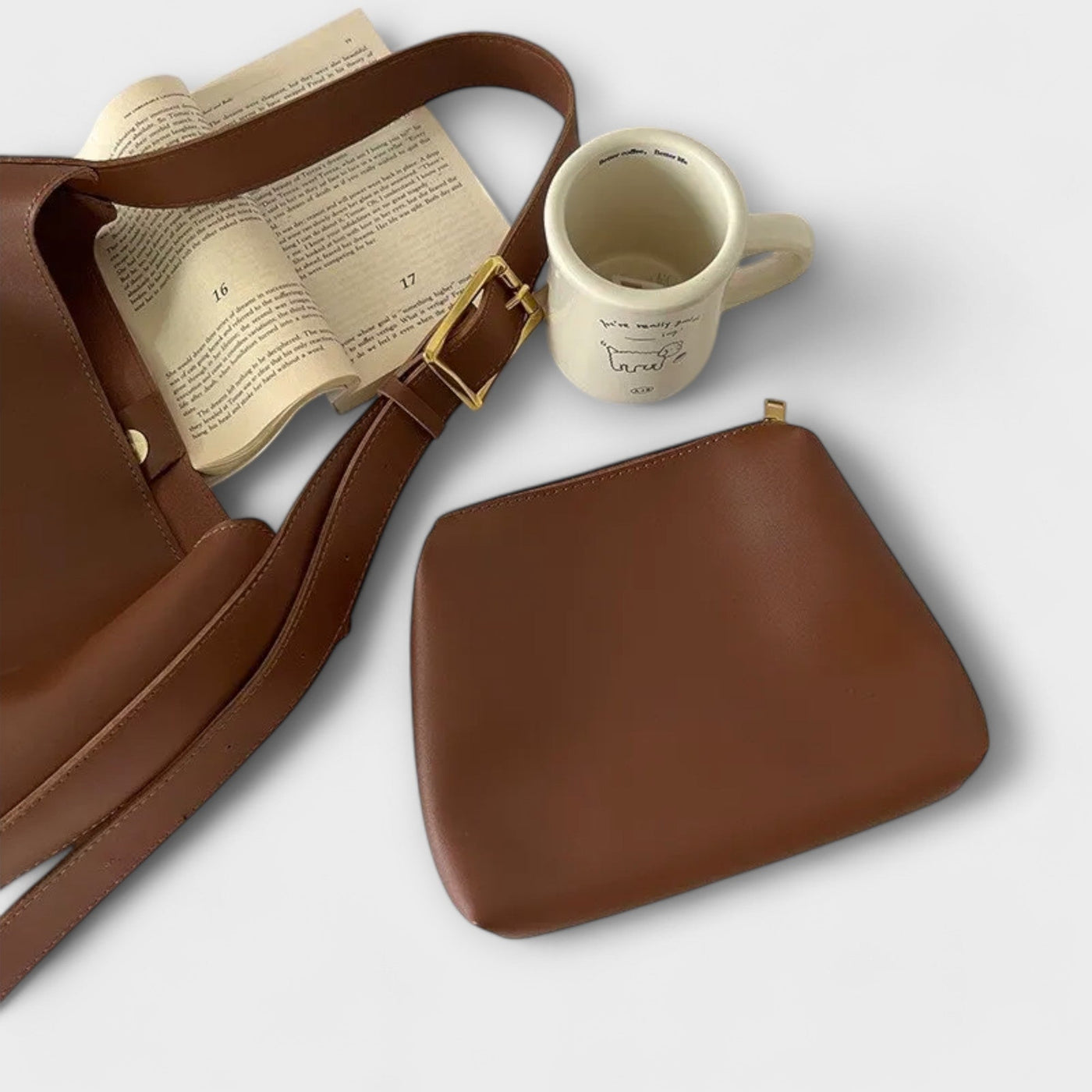 Brava – Elegante Lederschultertasche