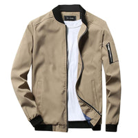 Trendige warme Jacke für Männer - Duuk in Khaki