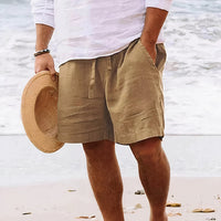 Martin - Bequeme Herren-Shorts mit lockerer Passform in Khaki