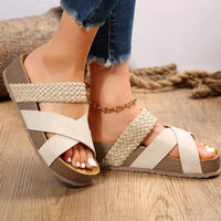 Yrsa- Orthopädische Modesandalen in Beige