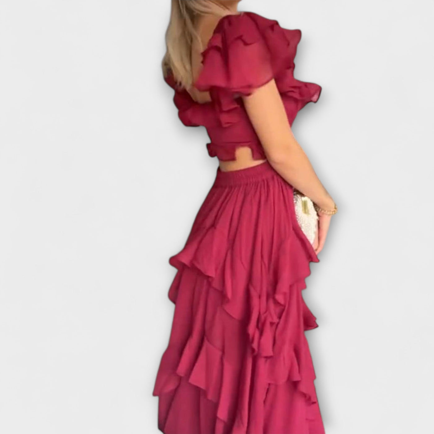 Elisa - Kleid mit Rüschendetails