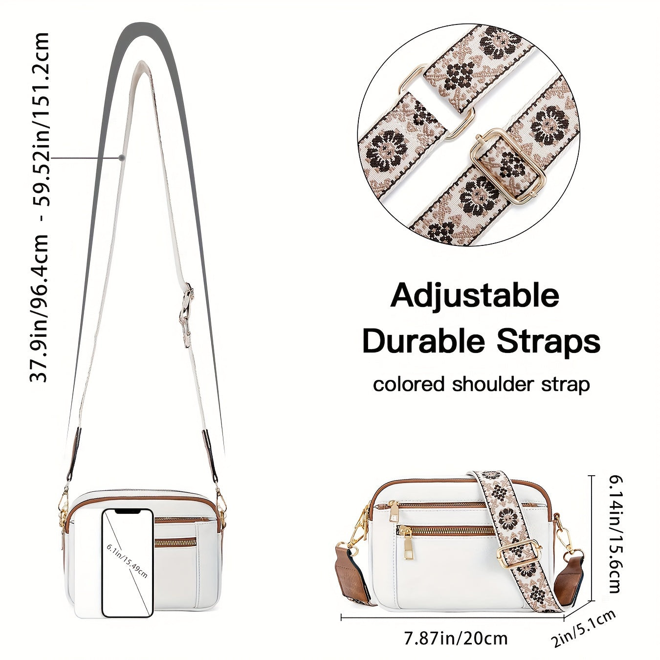 Brava - Crossbody Tasche aus veganem Leder