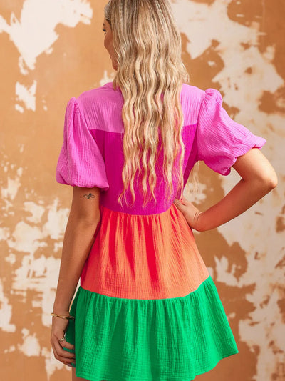 Daisy - Schickes Kleid mit kurzen Ärmeln