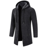 Damion | Slim-Fit-Hoodie in Dunkelgrau