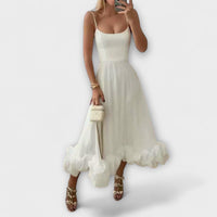 Lily - Festliches Midikleid in Weiß