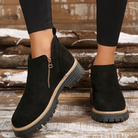 Emma | Hochwertige Damen Boots stilvoll und zeitlos in Schwarz