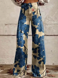 Beige/Blau