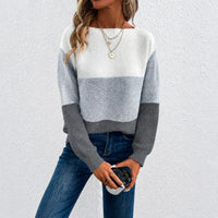 Amelia - Eleganter Damenpullover in Grau