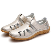 Marshana - Komfortable Damensandalen in Gold