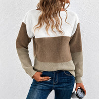 Amelia - Eleganter Damenpullover in Braun