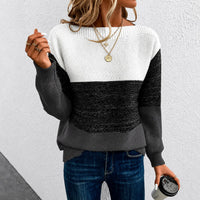 Amelia - Eleganter Damenpullover in Schwarz