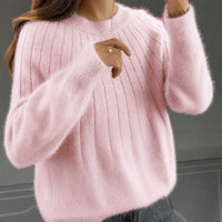 Taimi - Ein natürlicher und eleganter Damenpulli in Rosa