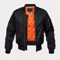 Ted - Trendige Bomberjacke in Schwarz