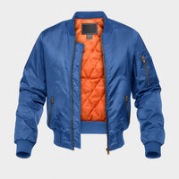 Ted - Trendige Bomberjacke in Blau