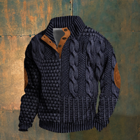 Ronald - Bequemer, weicher Pullover in Lila
