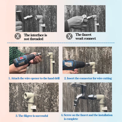 DrillTwist - Präzisionsrohrwerkzeugset