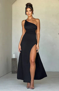 Alecia | Maxikleid in Schwarz