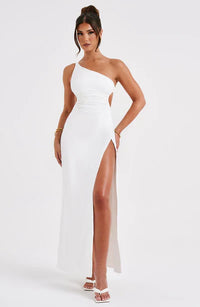 Alecia | Maxikleid in Weiß