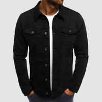 Alexander | Herren Klassische Strapazierfähige Baumwolljacke in Schwarz