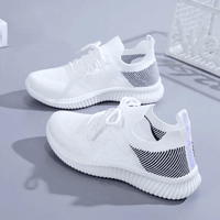 Alina - Orthopädische Komfortschuhe Unisex in Weiß schwarz