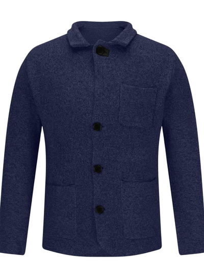Anspruchsvolle Strickjacke für Herren | Warmer