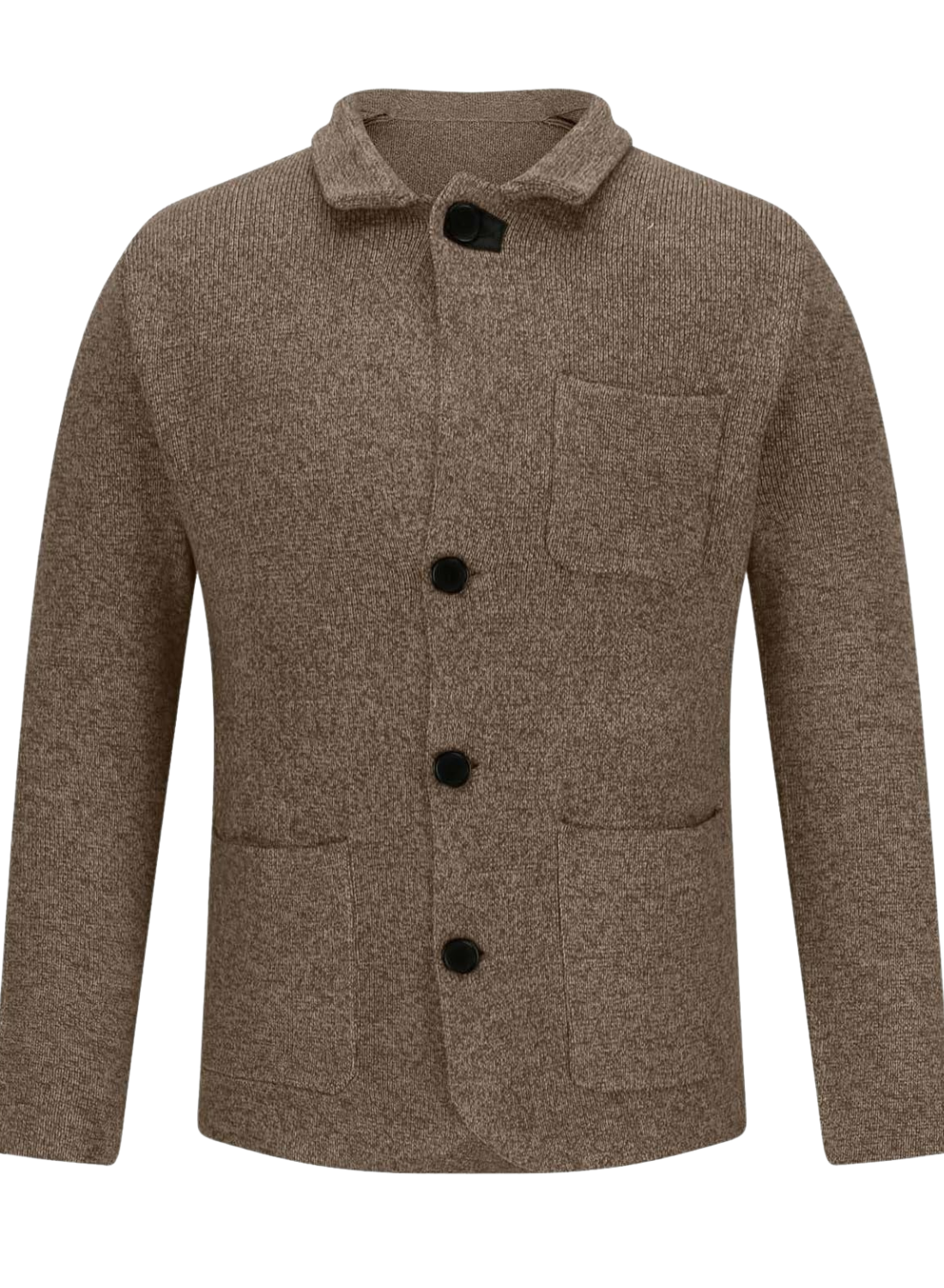 Anspruchsvolle Strickjacke für Herren | Warmer