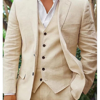 Kervy | Herren Anzug Komplett Set | Business Outfit in Beige