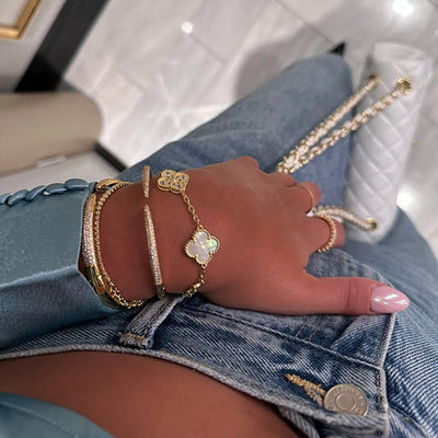 Stilvolle Klaver Schmuckset – Aurora