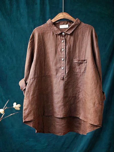 Atmungsaktives Freizeithemd für Damen | Langarm