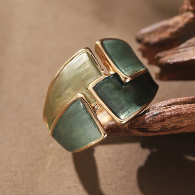 Vintage handgemalter Ring