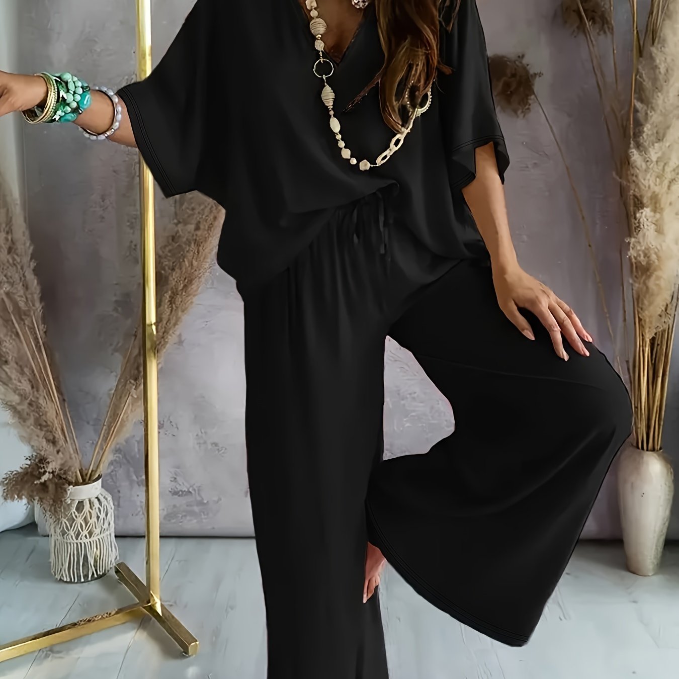 EasyDuo™ – Set mit halben Ärmeln und V-Ausschnitt