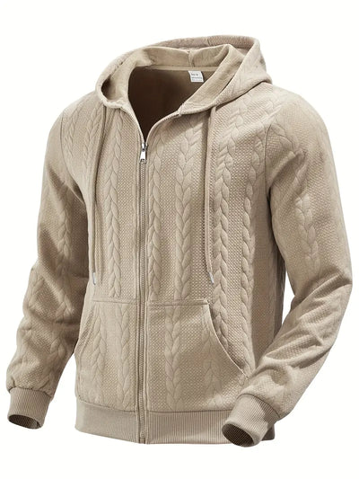 Philipp – Lässiger Kapuzenpullover Mit Reißverschluss Und Langen Ärmeln