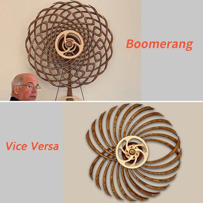 Holzwirbel™ Beruhigende bewegte Kunst