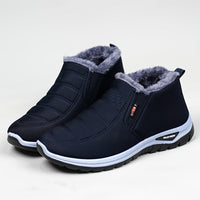 Winterschuhe Herren | Slip-On Mittlerer Schnitt Mit Elastikseitenteilen in Blau