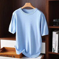 Triton | Basic T-shirt Herren | Schwarz in Blau