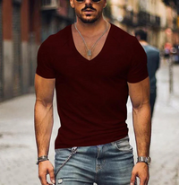 Froilan | Herren Basic T-Shirt | Schwarz in Rot
