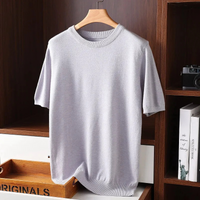 Triton | Basic T-shirt Herren | Schwarz in Grau