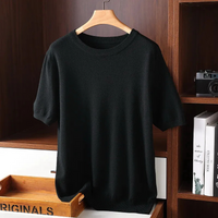 Triton | Basic T-shirt Herren | Schwarz in Schwarz