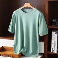 Triton | Basic T-shirt Herren | Schwarz in Grün