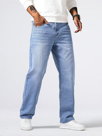 Casual Street Style Herrenjeans – Mailand in Himmelblau