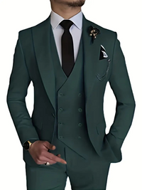 Glenbert | Herren Anzug Komplett Set | Elegant Outfit in Grün
