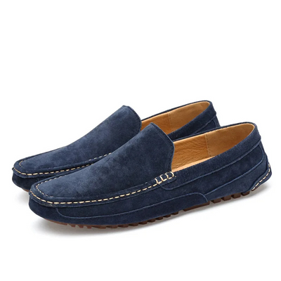 Giddeon | Herren Beige Mokassins | Bequem