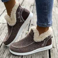 Bequeme Winterstiefel für Frauen - Noor in Braun