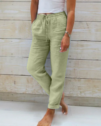 Lea | Damen Lockere Hosen | Bequeme in Grün