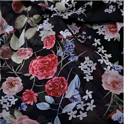 Bequemes florales Sommerkleid für Damen | Midi